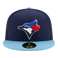 Toronto Blue Jays Navy and Powder 2025 World Series Patch New Era 59FIFTY Fitted Hat