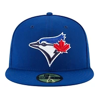 Toronto Blue Jays Royal 2025 World Series Patch New Era 59FIFTY Fitted Hat