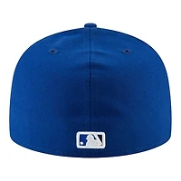 Toronto Blue Jays Royal 2025 World Series Patch New Era 59FIFTY Fitted Hat