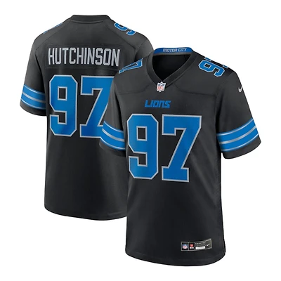 Detroit Lions Aidan Hutchinson Nike Black Game Player Jersey