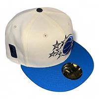 Orlando Magic Chrome and Blue Reef NBA Logo Patch Gray UV New Era 59FIFTY Fitted Hat