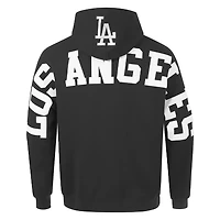 Los Angeles Dodgers Black Wingspan Drop Shoulder Pro Standard Fleece Hoodie