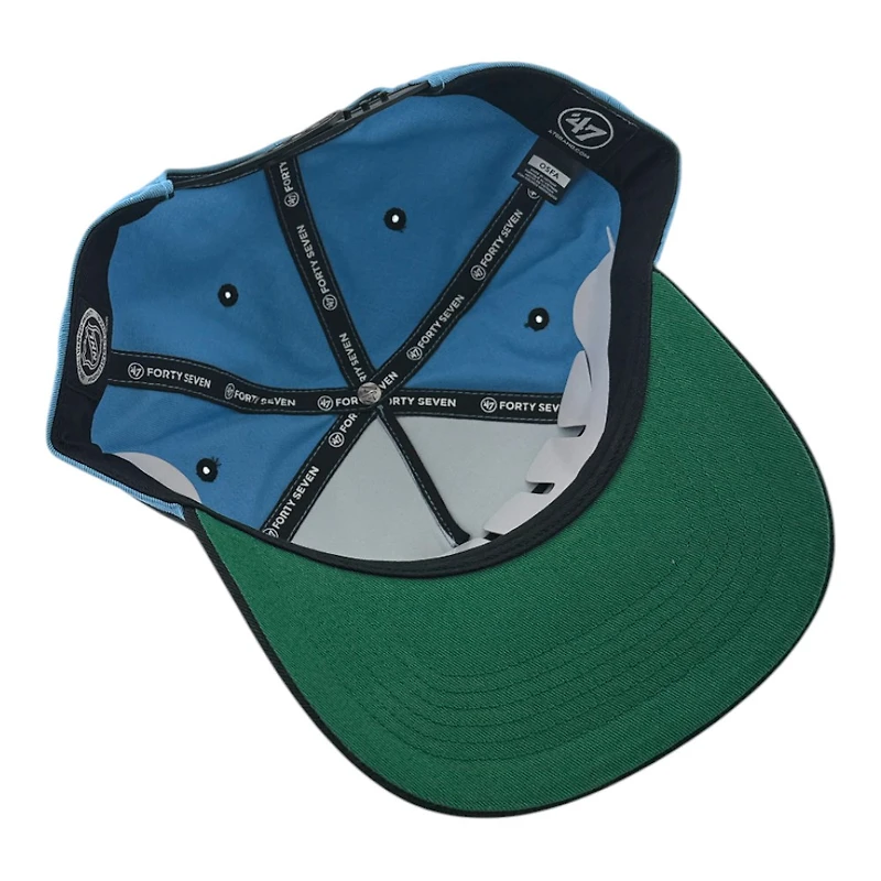 Utah Mammoth Mountain Blue and Black Diamond Cut '47 Hitch Snapback Hat