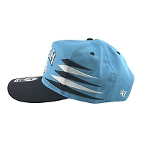 Utah Mammoth Mountain Blue and Black Diamond Cut '47 Hitch Snapback Hat