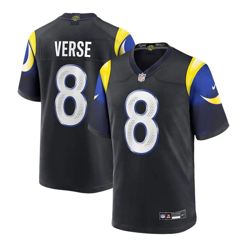 Los Angeles Rams Jared Verse 2025 Rivalries Collection Black Nike Game Jersey