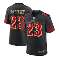 San Francisco 49ers Christian McCaffrey Black 2025 Rivalries Collection Nike Game Jersey