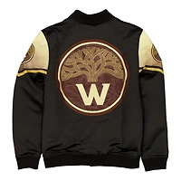Golden State Warriors Black 2025 City Edition New Era Full Snap Jacket