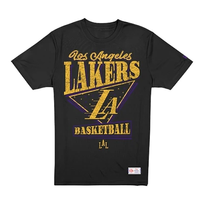 Los Angeles Lakers Black and Gold New Era T-Shirt