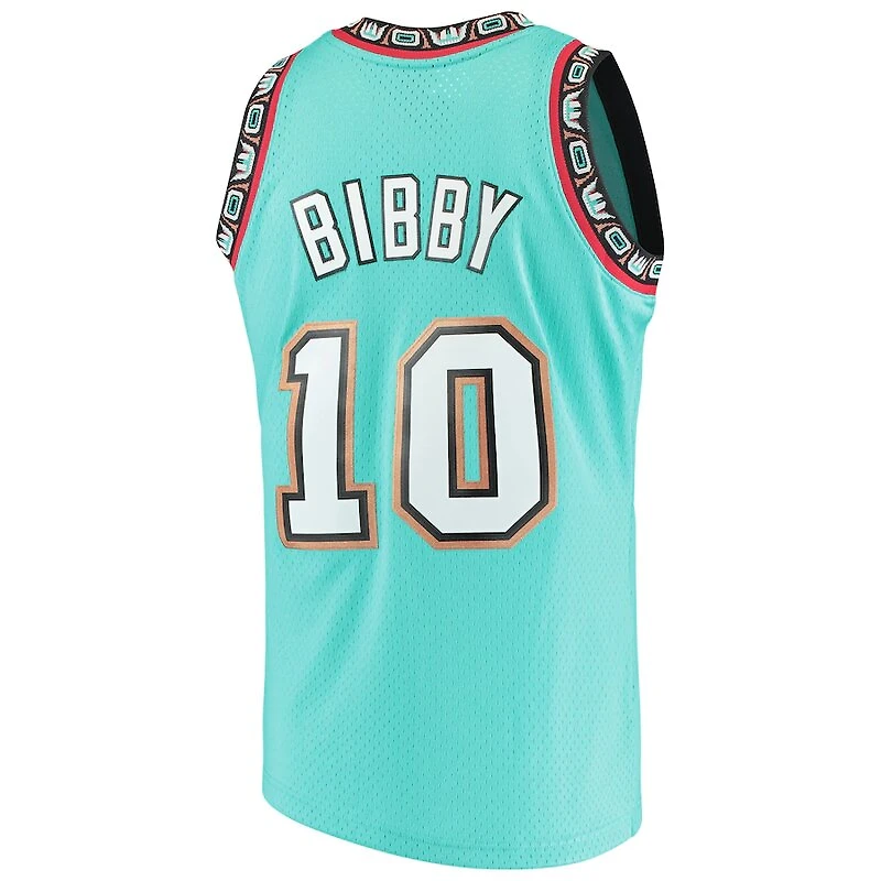 Mike Bibby Vancouver Grizzlies Mitchell & Ness 1998-99 Turquoise Hardwood Classics Swingman Jersey