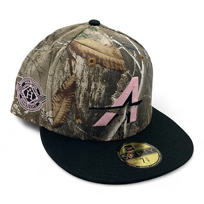 Houston Astros Realtree and Black 40th Anniversary Patch Pink UV New Era 59FIFTY Fitted Hat