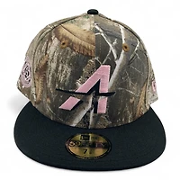 Houston Astros Realtree and Black 40th Anniversary Patch Pink UV New Era 59FIFTY Fitted Hat