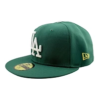 Los Angeles Dodgers Emerald Green 8x Champs Patch Grey UV New Era 59FIFTY Fitted Hat