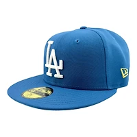 Los Angeles Dodgers Seashore Blue 8x Champs Patch Icy UV New Era 59FIFTY Fitted Hat