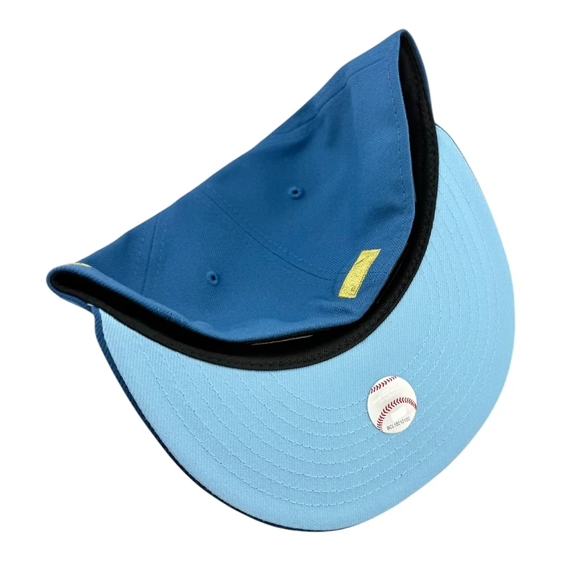 Los Angeles Dodgers Seashore Blue 8x Champs Patch Icy UV New Era 59FIFTY Fitted Hat