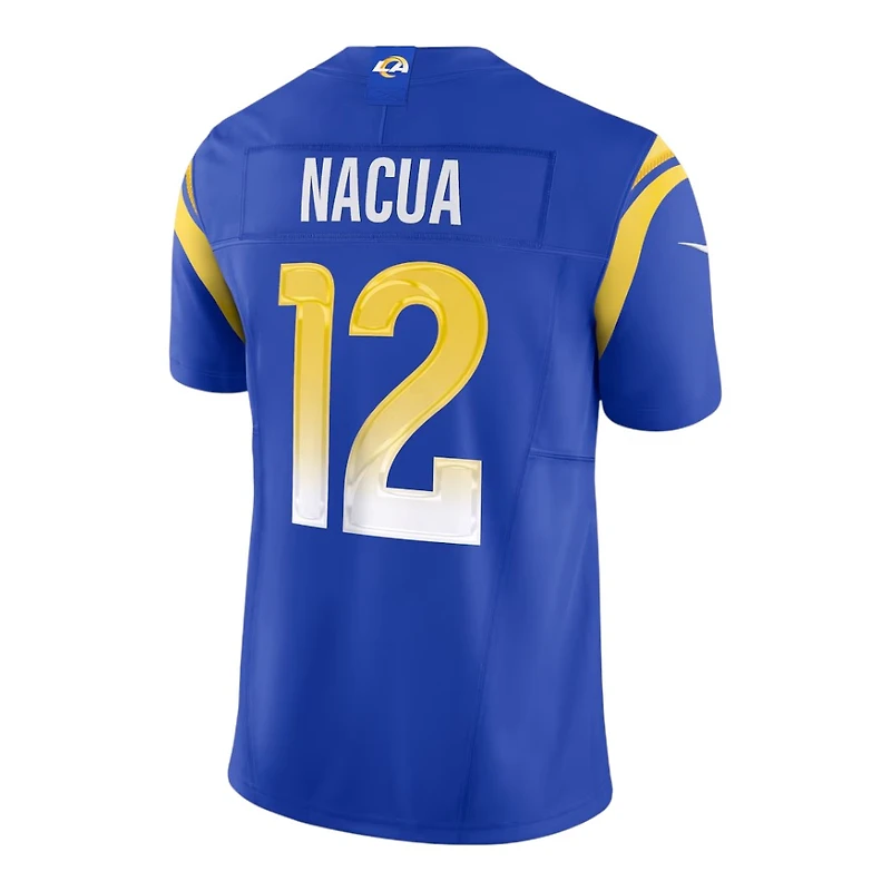 Los Angeles Rams Puca Nacua Royal Blue Nike Vapor F.U.S.E Limited Jersey