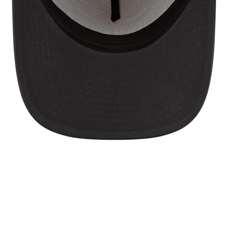 Los Angeles Dodgers Cream and Charcoal 2025 World Series Champions Locker Room New Era 9FORTY A-Frame Adjustable Hat