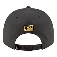 Los Angeles Dodgers Charcoal Gray 2025 World Series Champions Locker Room Parade New Era 9FIFTY A-Frame Snapback Hat