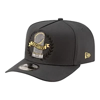 Los Angeles Dodgers Charcoal Gray 2025 World Series Champions Locker Room Parade New Era 9FIFTY A-Frame Snapback Hat