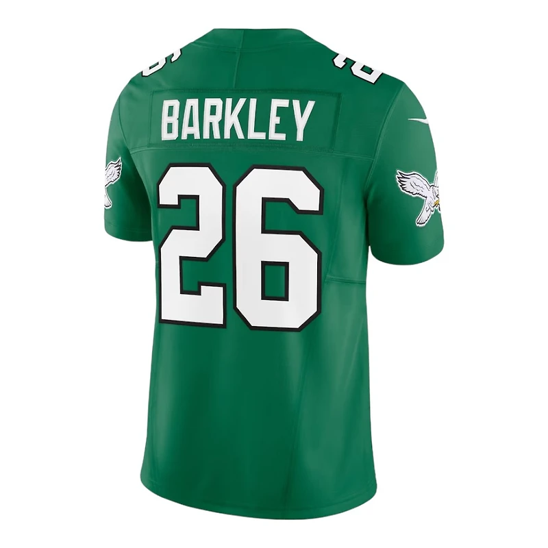 Philadelphia Eagles Saquon Barkley Kelly Green Nike Vapor F.U.S.E Limited Jersey