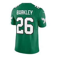Philadelphia Eagles Saquon Barkley Kelly Green Nike Vapor F.U.S.E Limited Jersey