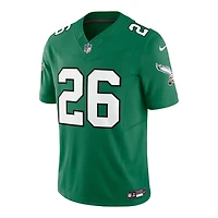 Philadelphia Eagles Saquon Barkley Kelly Green Nike Vapor F.U.S.E Limited Jersey