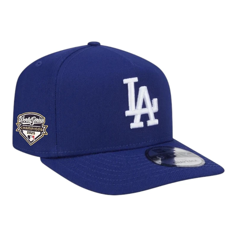 Los Angeles Dodgers Royal Blue 2025 World Series Champions Patch New Era 9FIFTY A-Frame Snapback hat