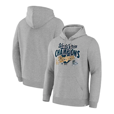 Los Angeles Dodgers Steel Gray 2025 World Series Champions Locker Room Fanatics Hoodie