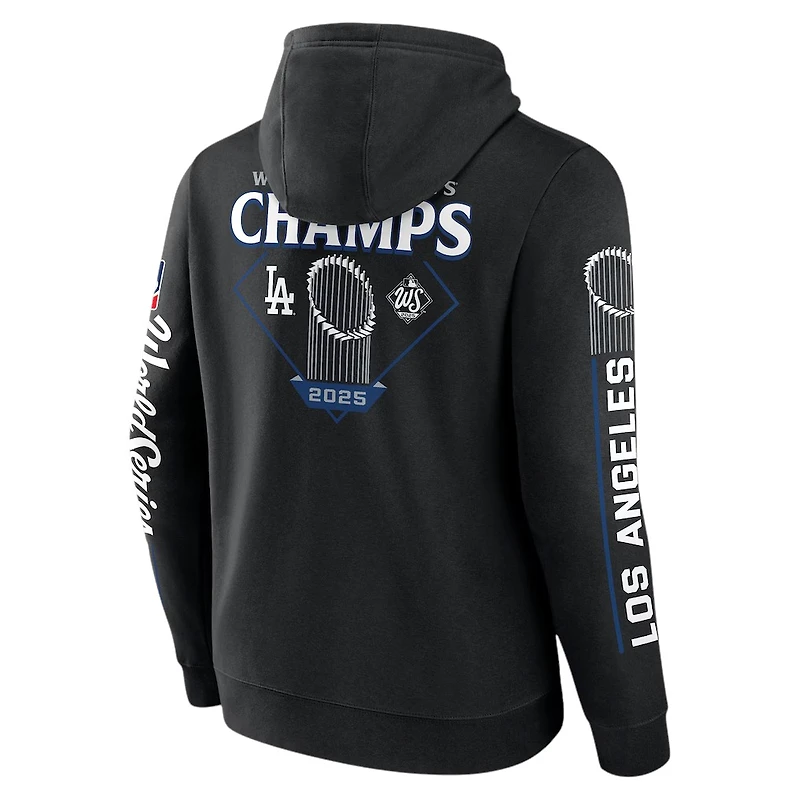 Los Angeles Dodgers Black 2025 World Series Champions Fanatics Hoodie