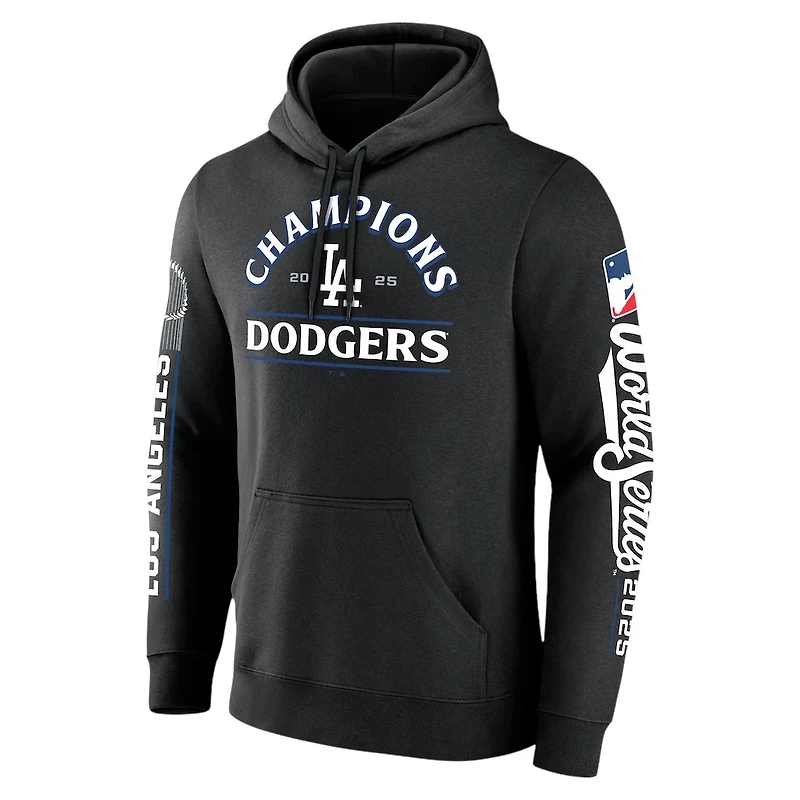 Los Angeles Dodgers Black 2025 World Series Champions Fanatics Hoodie