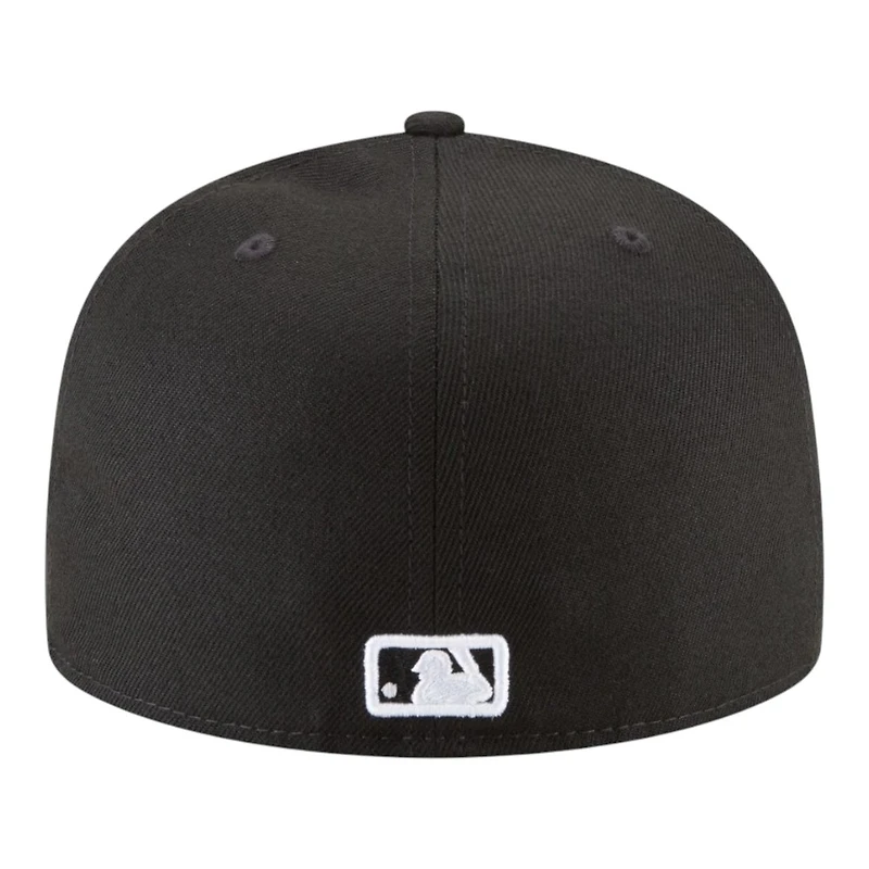 Los Angeles Dodgers Black and White 2025 World Series Champions Patch Grey UV New Era 59FIFTY Fitted Hat