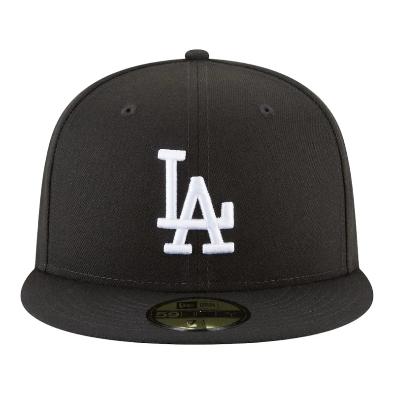 Los Angeles Dodgers Black and White 2025 World Series Champions Patch Grey UV New Era 59FIFTY Fitted Hat