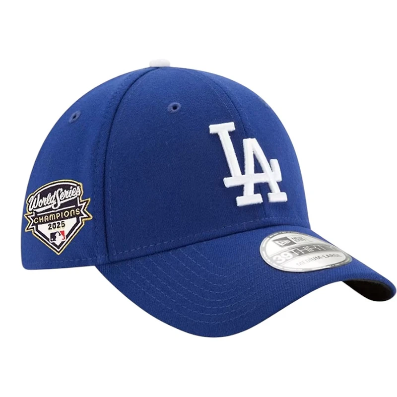 Los Angeles Dodgers Royal Blue 2025 World Series Champions Side Patch New Era 39THIRTY Flex Hat