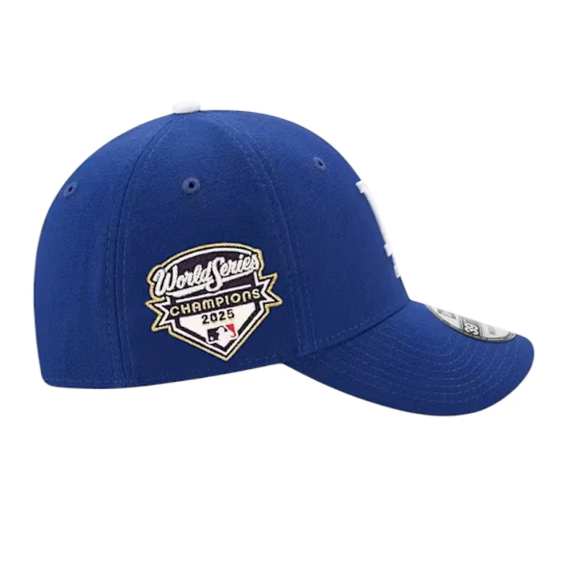 Los Angeles Dodgers Royal Blue 2025 World Series Champions Side Patch New Era 39THIRTY Flex Hat