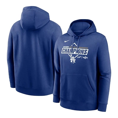 Los Angeles Dodgers Royal Blue 2025 World Series Champions Logo Home Plate Nike Hoodie