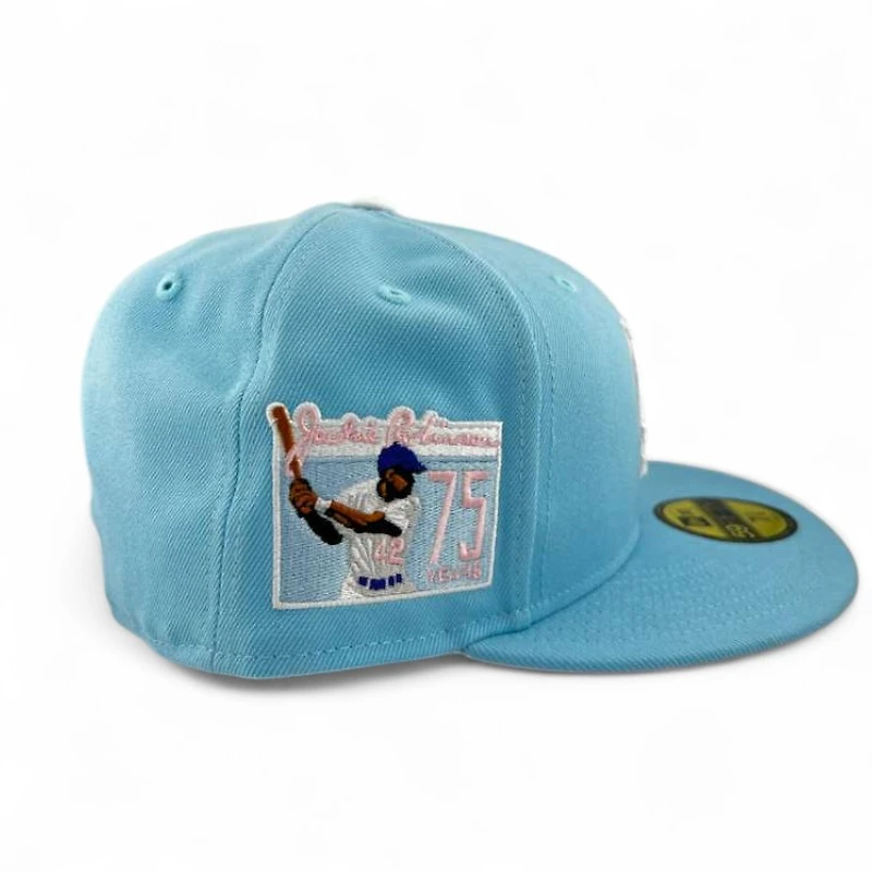 Los Angeles Dodgers "Cotton Candy Skies" Jackie Robinson Patch Pink UV New Era 59FIFTY Fitted Hat