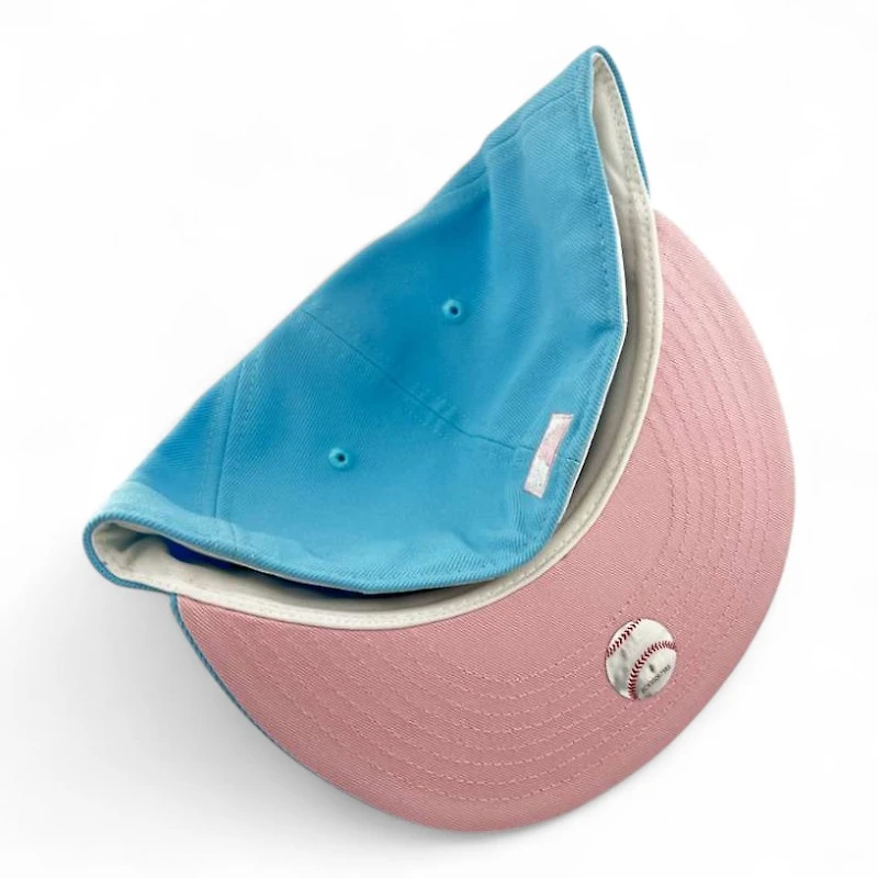 Los Angeles Dodgers "Cotton Candy Skies" Jackie Robinson Patch Pink UV New Era 59FIFTY Fitted Hat