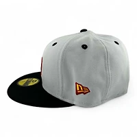 Los Angeles Dodgers Gray and Black "Freddie" 5 Side Patch Maroon UV New Era 59FIFTY Fitted Hat