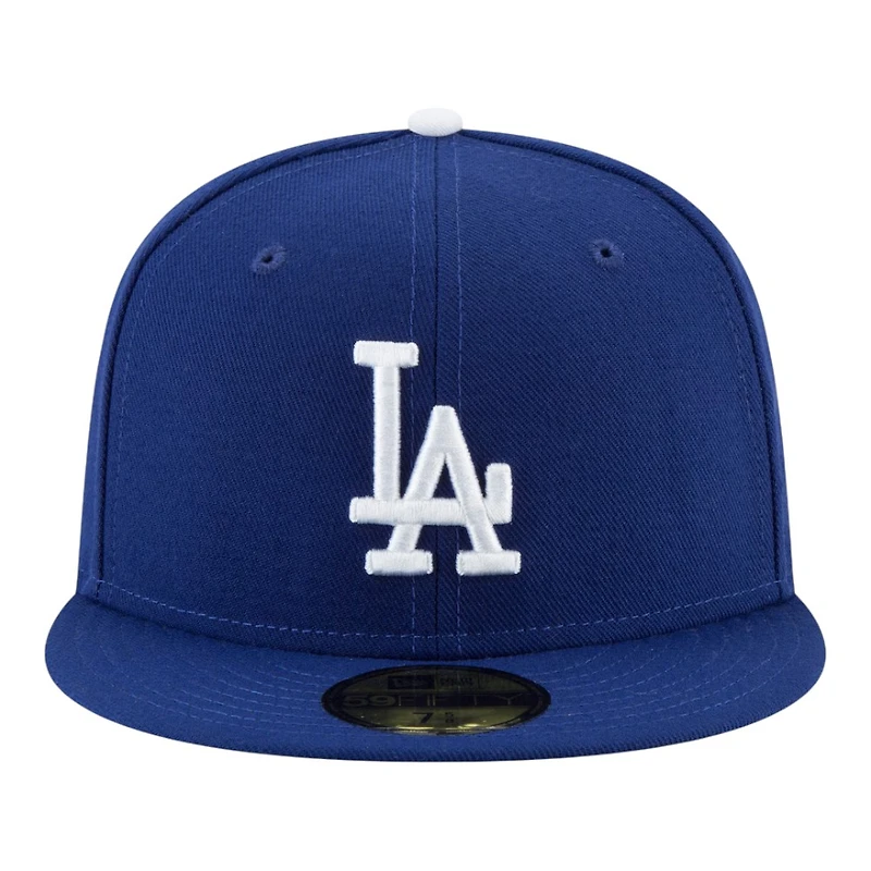 Los Angeles Dodgers Royal Blue On-Field 2025 World Series Champions Patch Black UV New Era 59FIFTY Fitted Hat