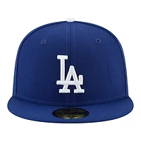 Los Angeles Dodgers Royal Blue On-Field 2025 World Series Champions Patch Black UV New Era 59FIFTY Fitted Hat