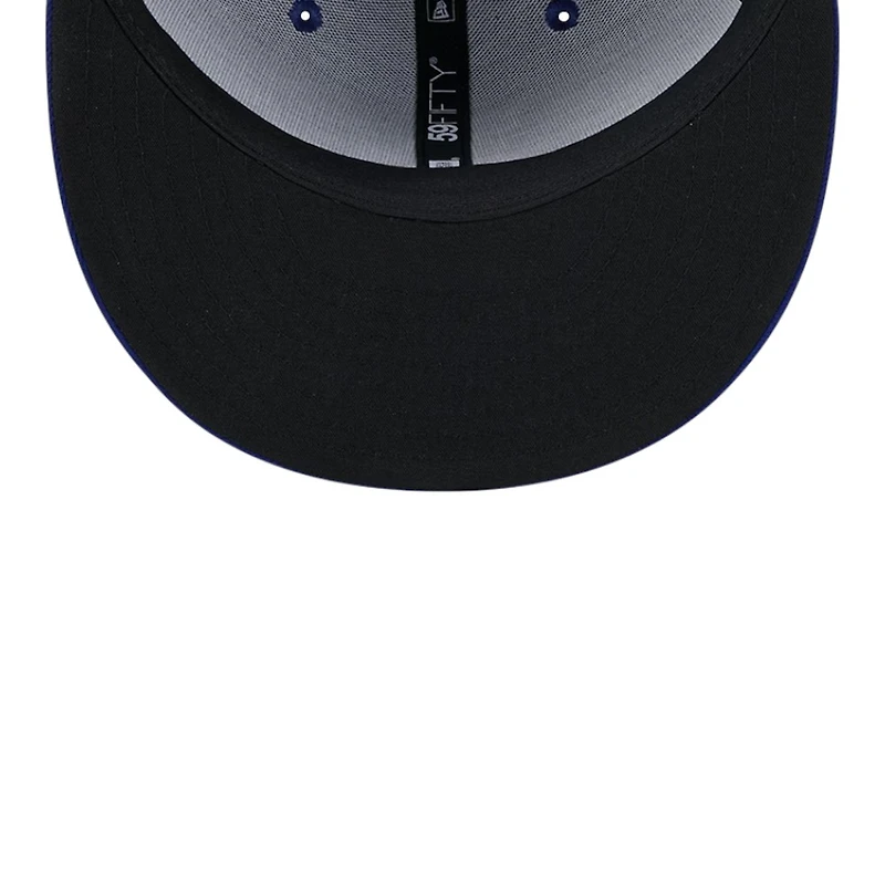 Los Angeles Dodgers Royal Blue On-Field 2025 World Series Champions Patch Black UV New Era 59FIFTY Fitted Hat