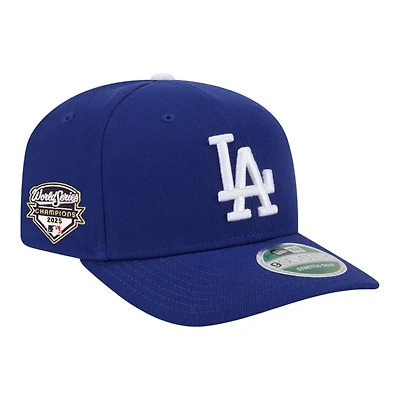 Los Angeles Dodgers Royal Blue 2025 World Series Champions Side Patch New Era 9SEVENTY Adjustable Hat