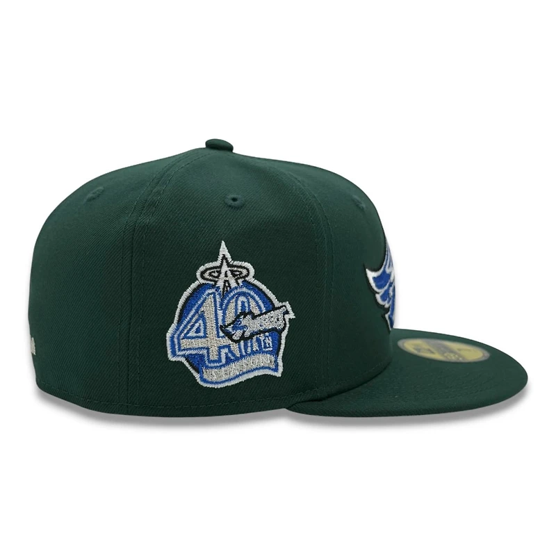 Anaheim Angels Dark Green "Freedom" 40th Anniversary Patch Grey UV New Era 59FIFTY Fitted Hat