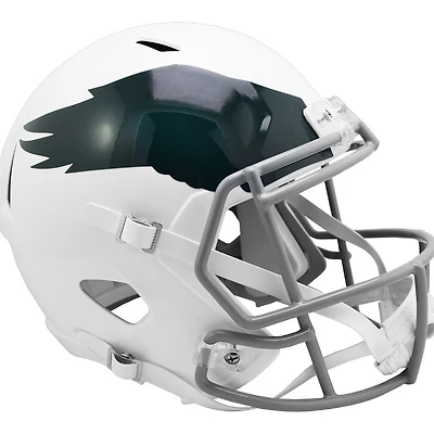 Philadelphia Eagles White Riddell Replica Speed Full Size Helmet