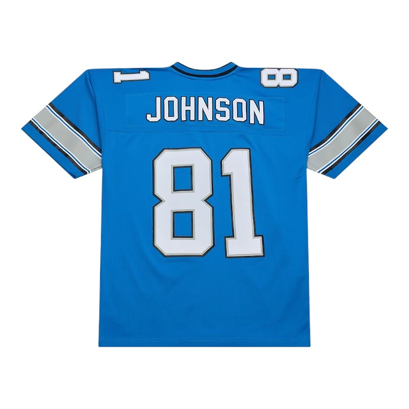 Detroit Lions Calvin Johnson Blue 2007 Legacy Mitchell & Ness NFL Jersey