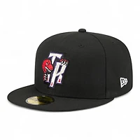 Toronto Raptors Black 1995-2007 Hardwood Classics New Era 59FIFTY Fitted Hat