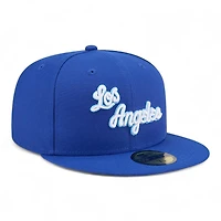 Los Angeles Lakers Royal Blue 1960-1965 Hardwood Classics New Era 59FIFTY Fitted Hat