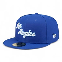 Los Angeles Lakers Royal Blue 1960-1965 Hardwood Classics New Era 59FIFTY Fitted Hat