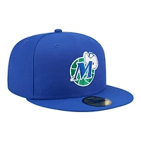 Dallas Mavericks Royal Blue 1980-2000 Hardwood Classics New Era 59FIFTY Fitted Hat