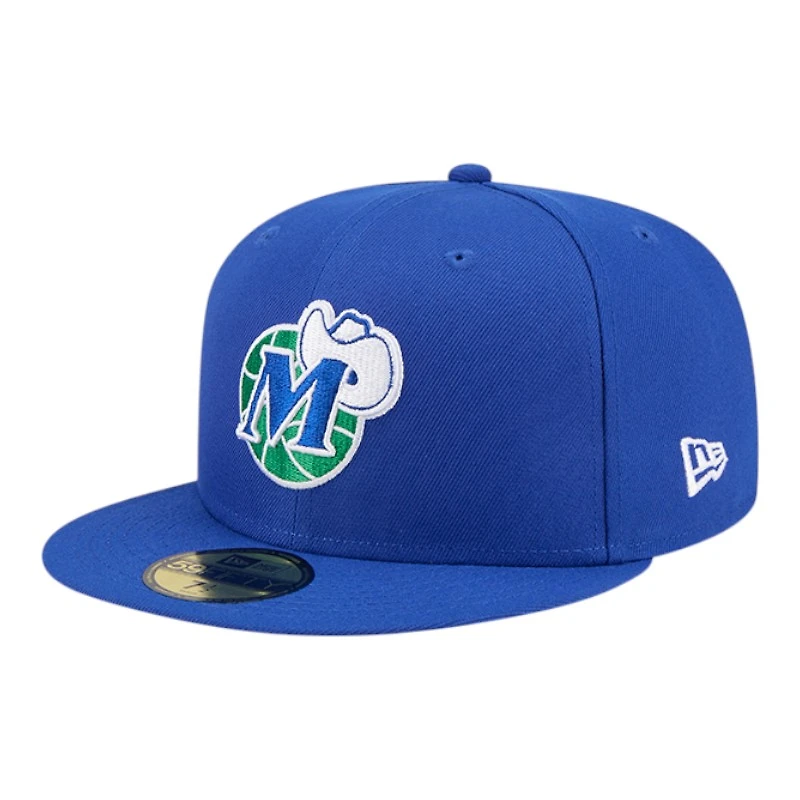 Dallas Mavericks Royal Blue 1980-2000 Hardwood Classics New Era 59FIFTY Fitted Hat