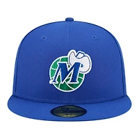Dallas Mavericks Royal Blue 1980-2000 Hardwood Classics New Era 59FIFTY Fitted Hat
